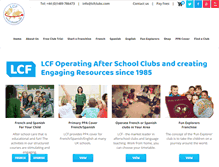 Tablet Screenshot of lcfclubs.com